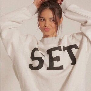 SET X PARKE Reversible Varsity Mockneck